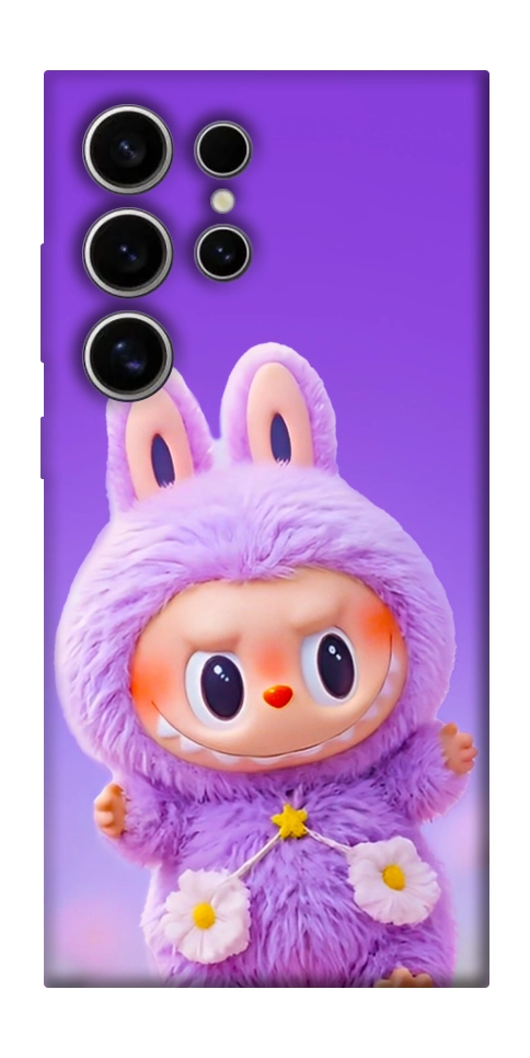 Чохол Labubu purple для Galaxy S25 Ultra