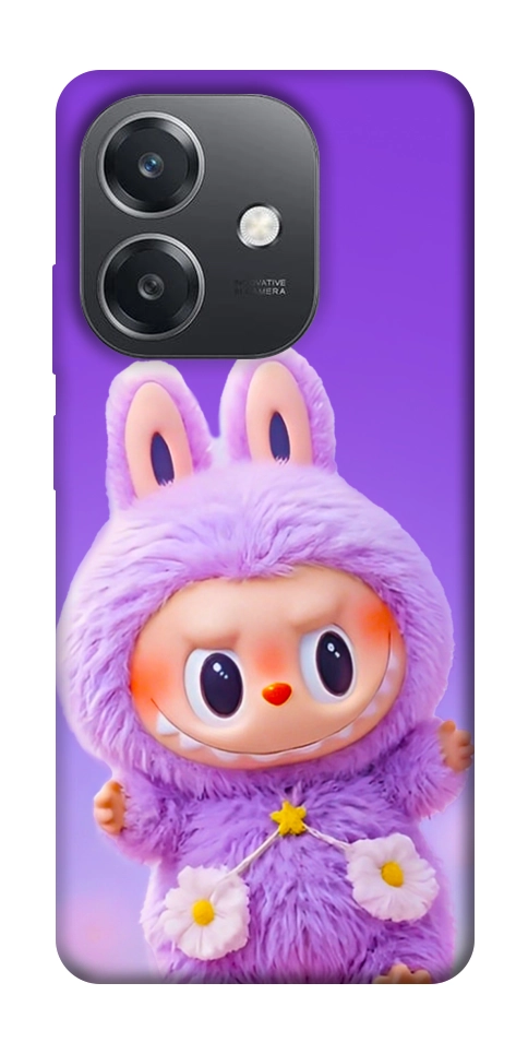 Чехол Labubu purple для Oppo А3х 4G