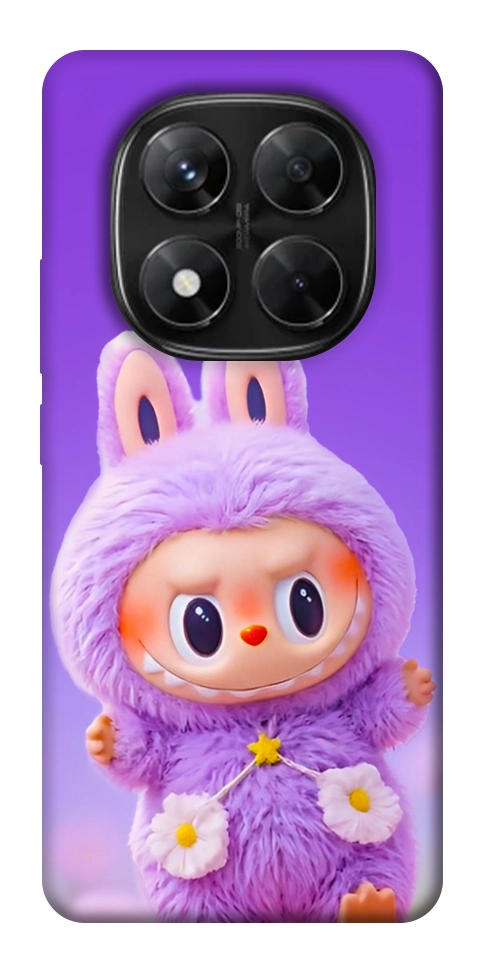 Чохол Labubu purple для Xiaomi Redmi Note 14 Pro 5G