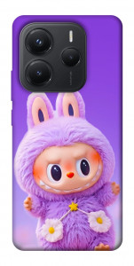 Чехол Labubu purple для Xiaomi Redmi Note 14 5G