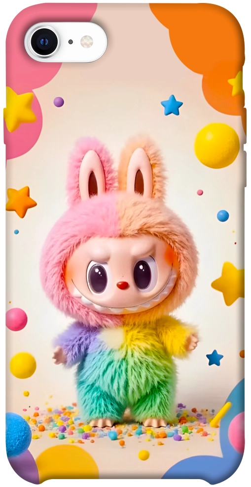Чехол Сolorful Labubu для iPhone SE (2020)