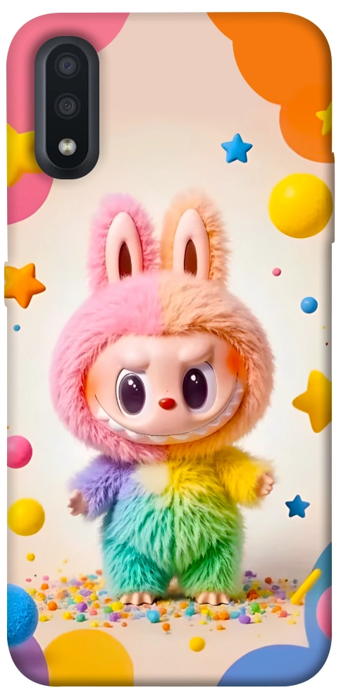 Чехол Сolorful Labubu для Galaxy A01