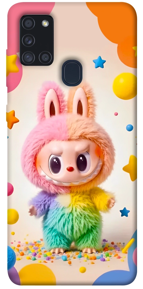 Чехол Сolorful Labubu для Galaxy A21s (2020)