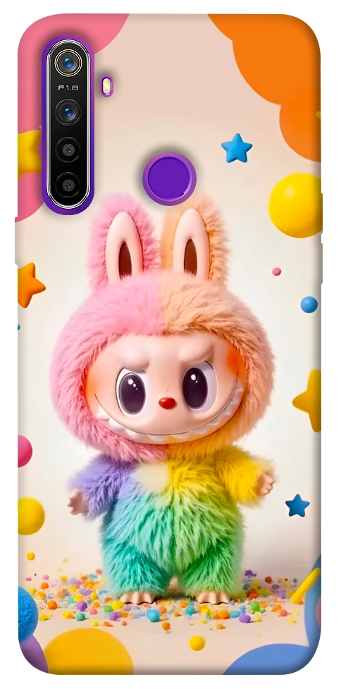 Чехол Сolorful Labubu для Realme 5