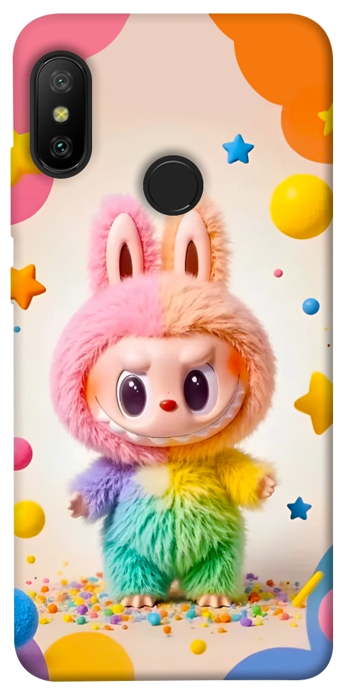 Чехол Сolorful Labubu для Xiaomi Redmi 6 Pro
