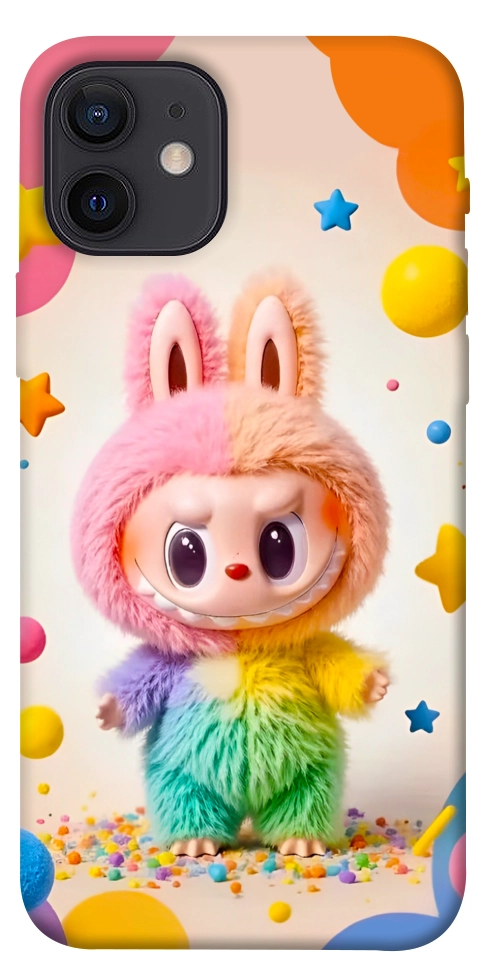 Чехол Сolorful Labubu для iPhone 12