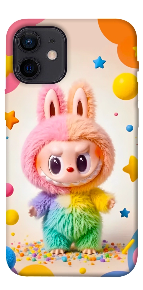 Чехол Сolorful Labubu для iPhone 12 mini