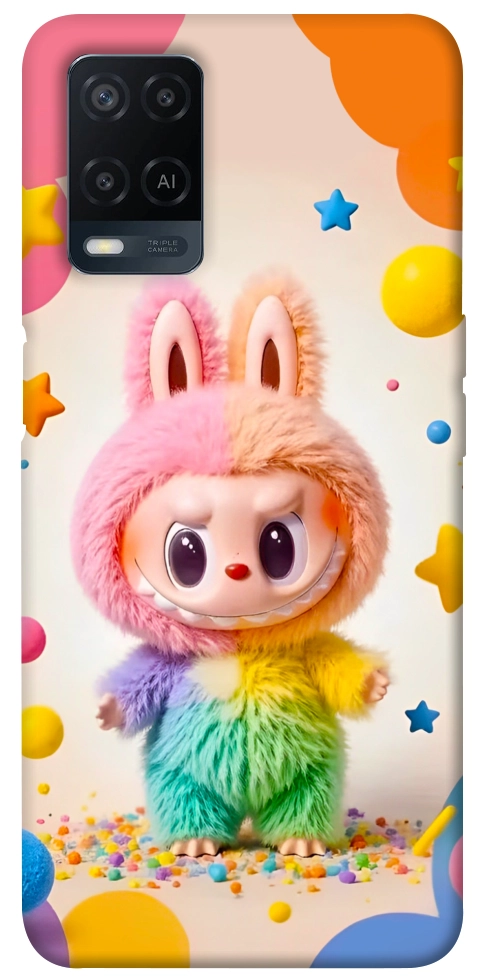 Чехол Сolorful Labubu для Oppo A54 4G