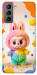 Чехол Сolorful Labubu для Galaxy S21 FE
