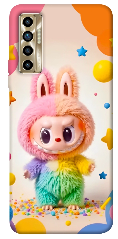 Чехол Сolorful Labubu для TECNO Camon 17P