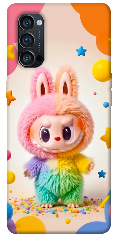 Чехол Сolorful Labubu для Oppo Reno 4 Pro 5G