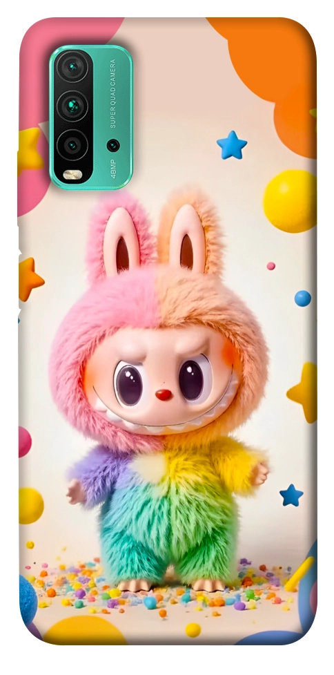 Чохол Сolorful Labubu для Xiaomi Redmi Note 9 4G