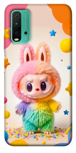 Чохол Сolorful Labubu для Xiaomi Redmi Note 9 4G
