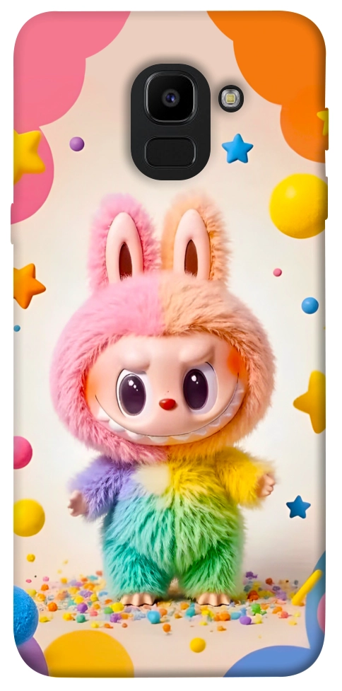 Чехол Сolorful Labubu для Galaxy J6 (2018)