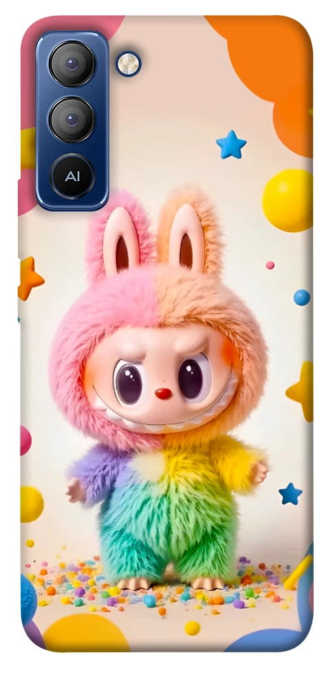 Чохол Сolorful Labubu для TECNO Pop 5 LTE