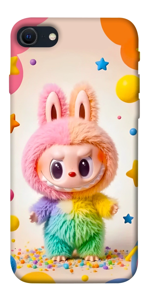 Чехол Сolorful Labubu для iPhone SE (2022)