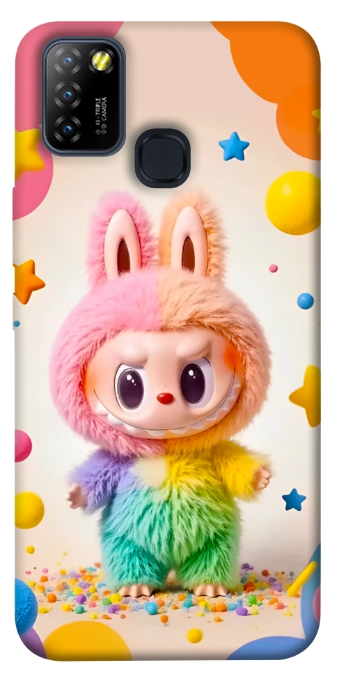 Чохол Сolorful Labubu для Infinix Hot 10 Lite