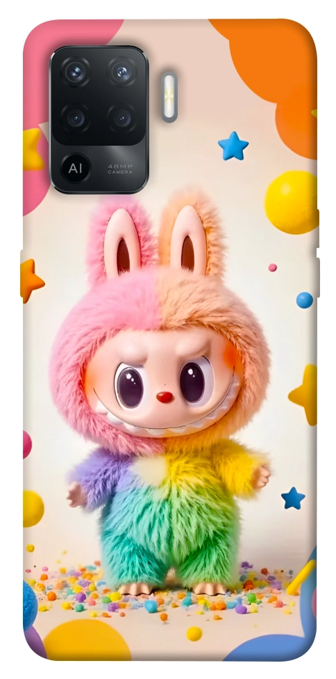Чехол Сolorful Labubu для Oppo Reno 5 Lite