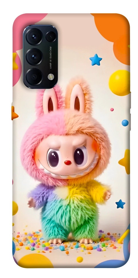 Чехол Сolorful Labubu для Oppo Reno 5 4G