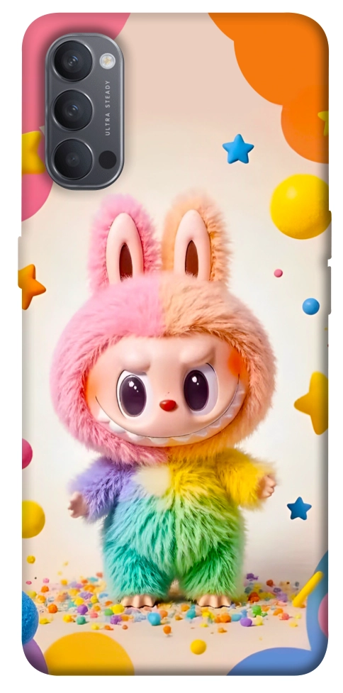 Чехол Сolorful Labubu для Oppo Reno 4