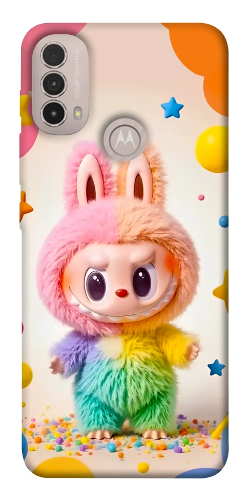 Чехол Сolorful Labubu для Motorola Moto E40