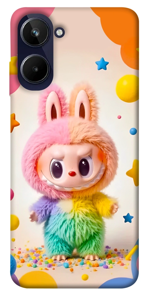 Чехол Сolorful Labubu для Realme 10 4G