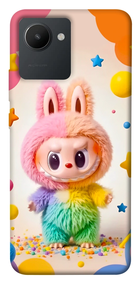Чохол Сolorful Labubu для Realme C30
