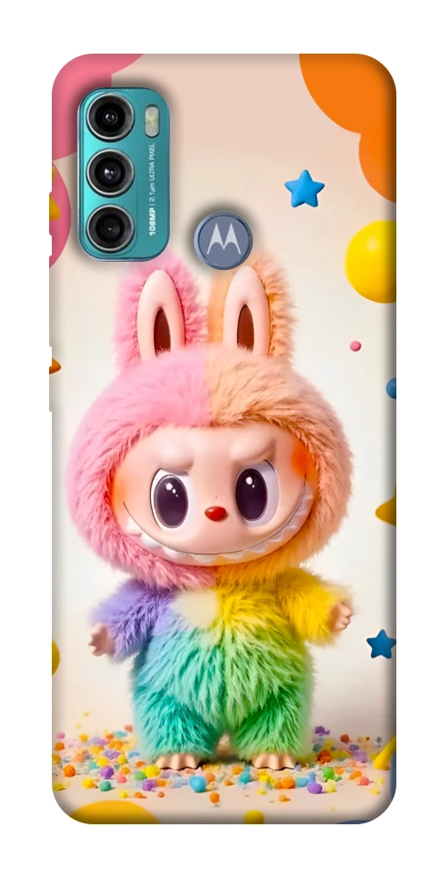 Чохол Сolorful Labubu для Motorola Moto G60
