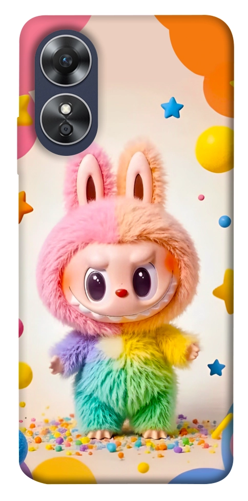 Чехол Сolorful Labubu для Oppo A17