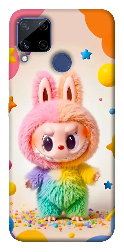 Чохол Сolorful Labubu для Realme C15