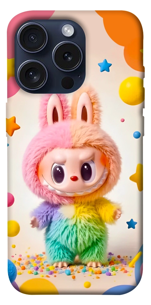 Чехол Сolorful Labubu для iPhone 15 Pro