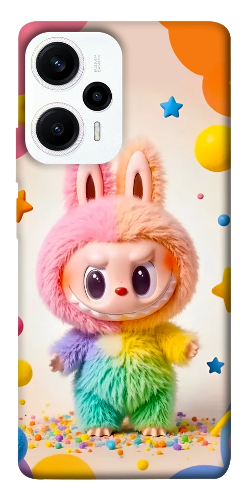 Чехол Сolorful Labubu для Xiaomi Poco F5