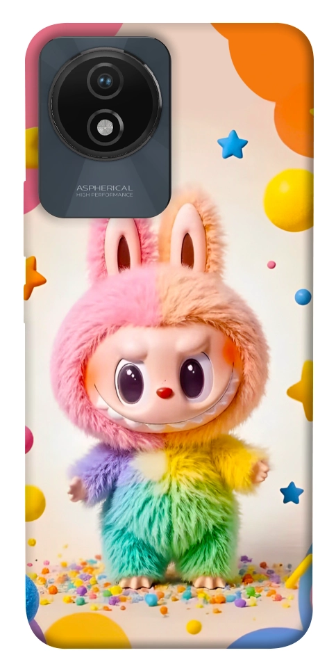 Чохол Сolorful Labubu для Vivo Y02
