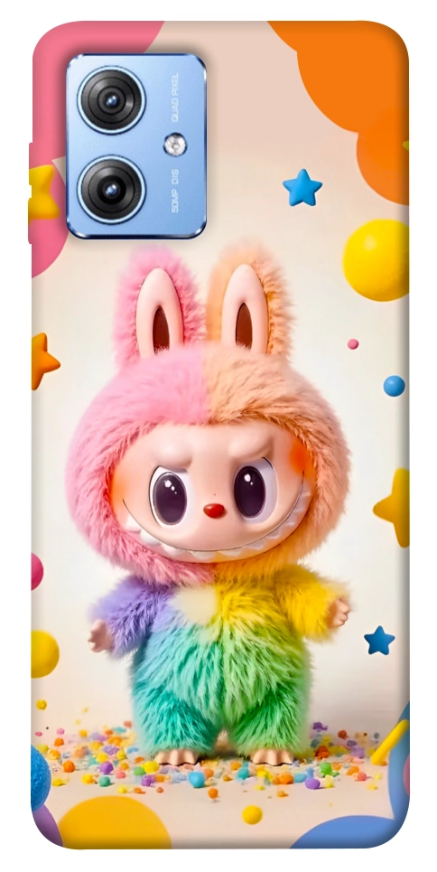 Чохол Сolorful Labubu для Motorola Moto G84