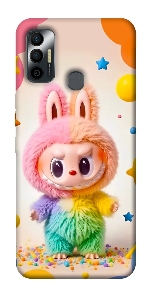 Чохол Сolorful Labubu для TECNO Spark 7