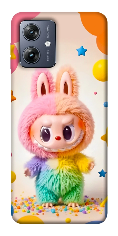 Чехол Сolorful Labubu для Motorola Moto G54