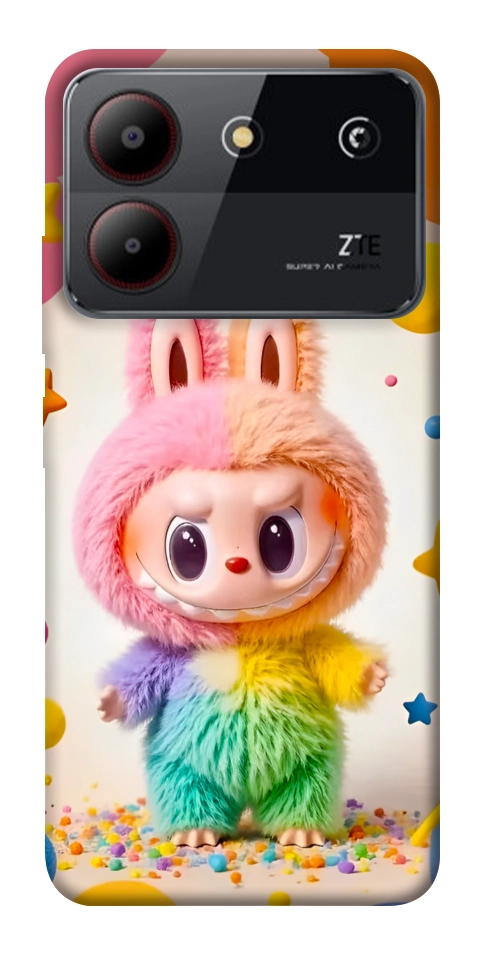Чехол Сolorful Labubu для ZTE Blade A54 4G