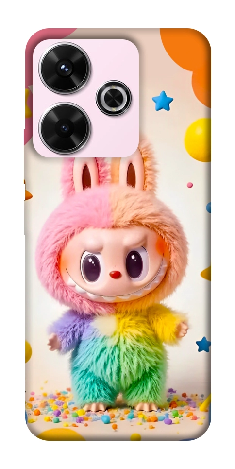 Чехол Сolorful Labubu для Xiaomi Redmi 13 4G