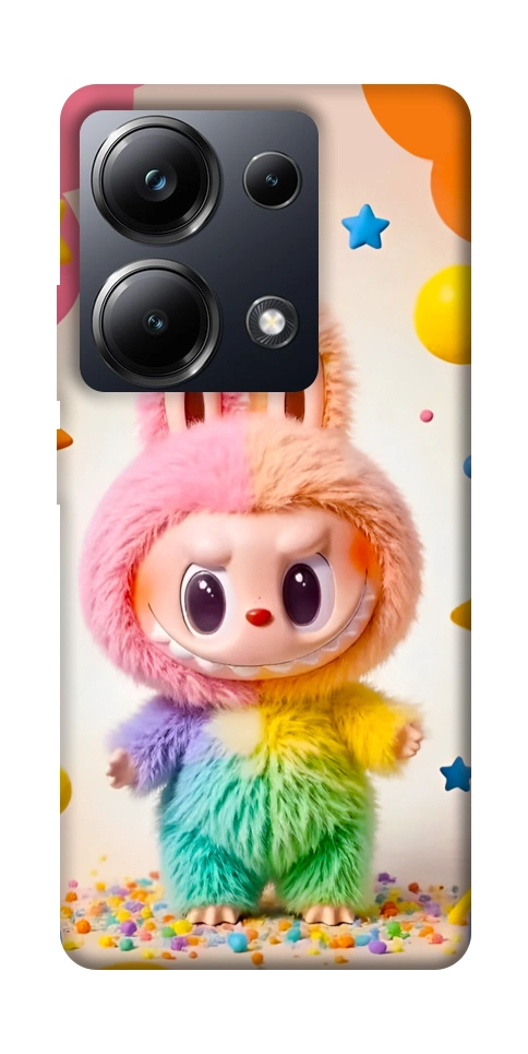 Чехол Сolorful Labubu для Xiaomi Poco M6 Pro 4G