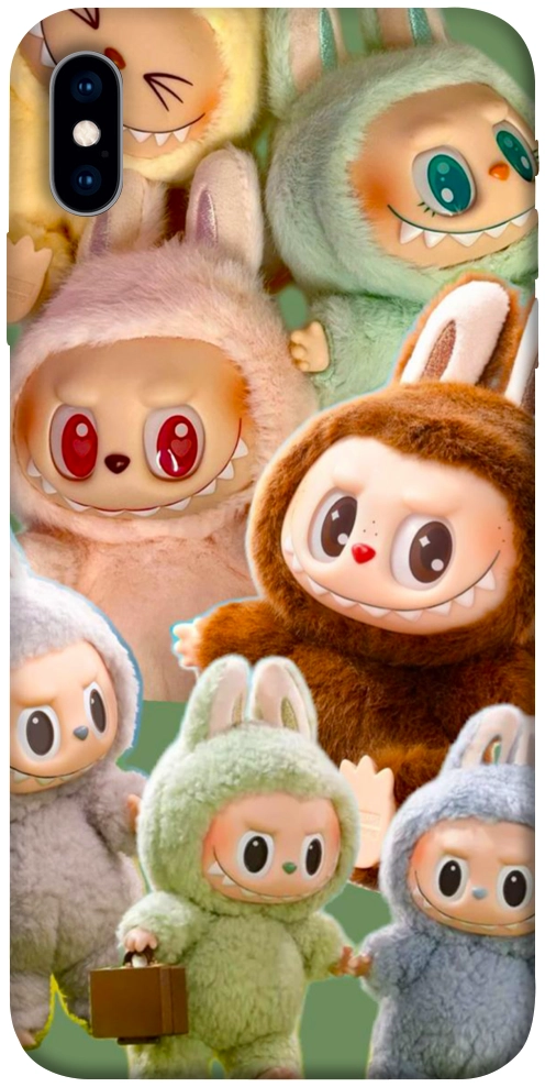 Чехол Labubu smile для iPhone XS