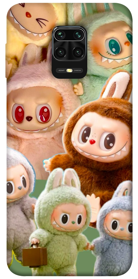 Чехол Labubu smile для Xiaomi Redmi Note 9 Pro