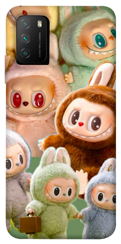 Чохол Labubu smile для Xiaomi Poco M3