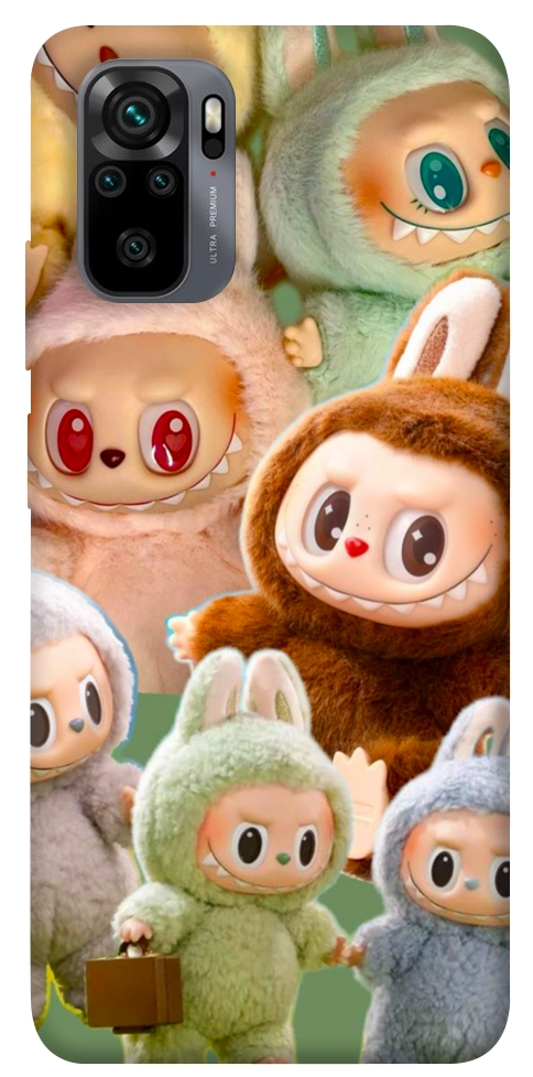 Чохол Labubu smile для Xiaomi Redmi Note 10