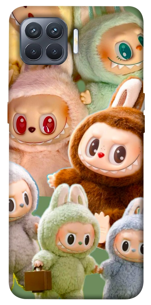 Чохол Labubu smile для Oppo Reno 4 Lite
