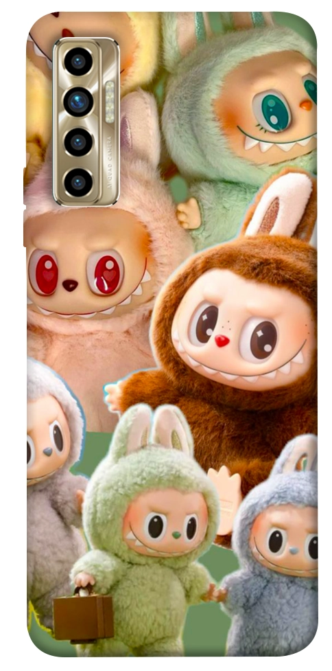 Чехол Labubu smile для TECNO Camon 17P