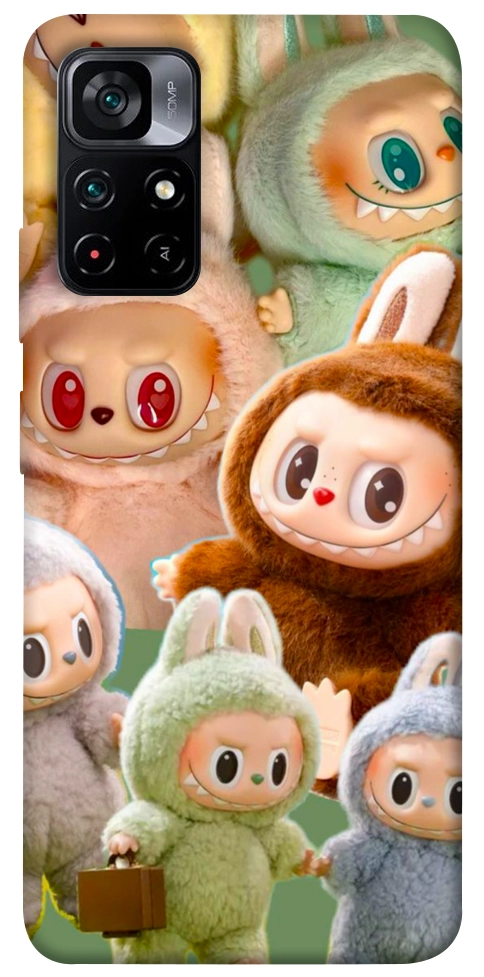Чехол Labubu smile для Xiaomi Poco M4 Pro 5G
