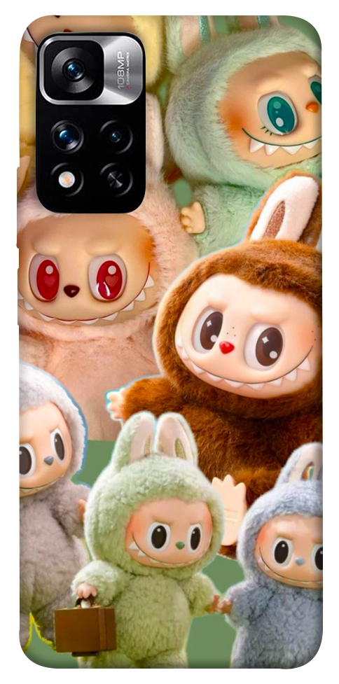 Чохол Labubu smile для Xiaomi Redmi Note 11 5G