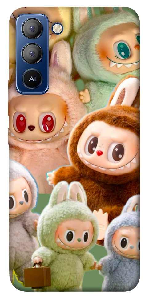 Чехол Labubu smile для TECNO Pop 5 Pro