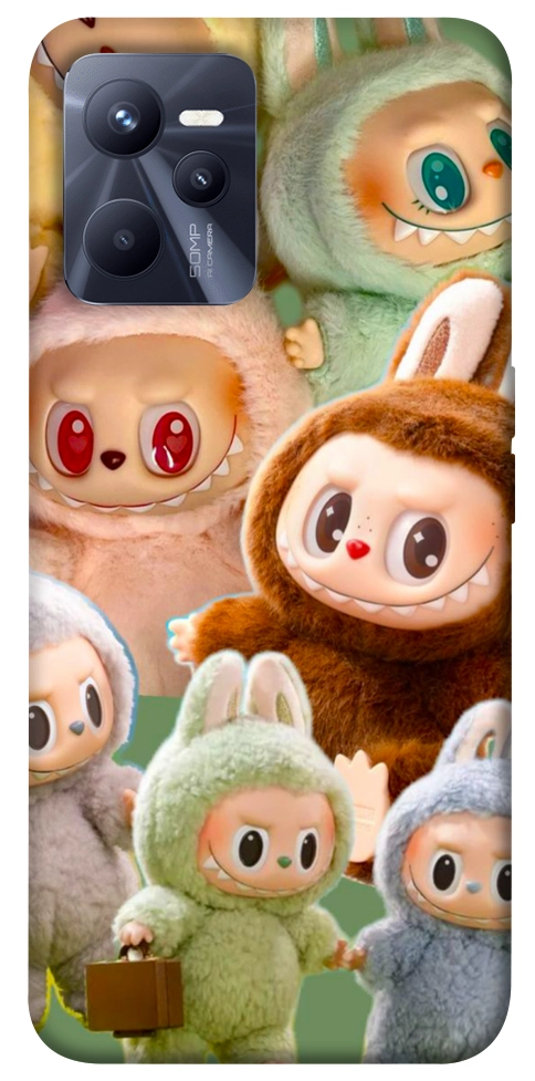 Чохол Labubu smile для Realme C35