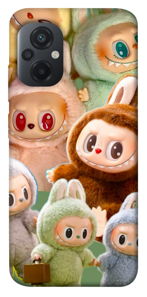 Чохол Labubu smile для Xiaomi Poco M5